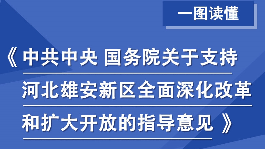 123456789話雄安！一圖讀懂中央《指導(dǎo)意見》