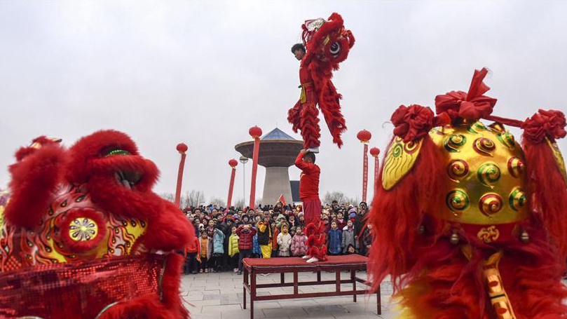 河北阜城：花會(huì)展演鬧元宵