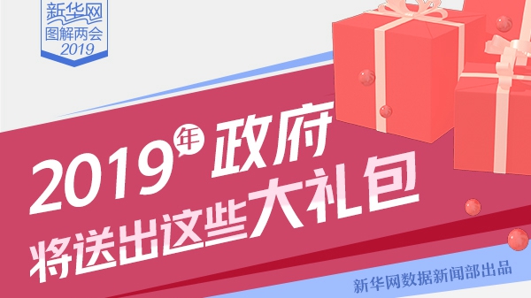 2019年政府將送出這些“大禮包”