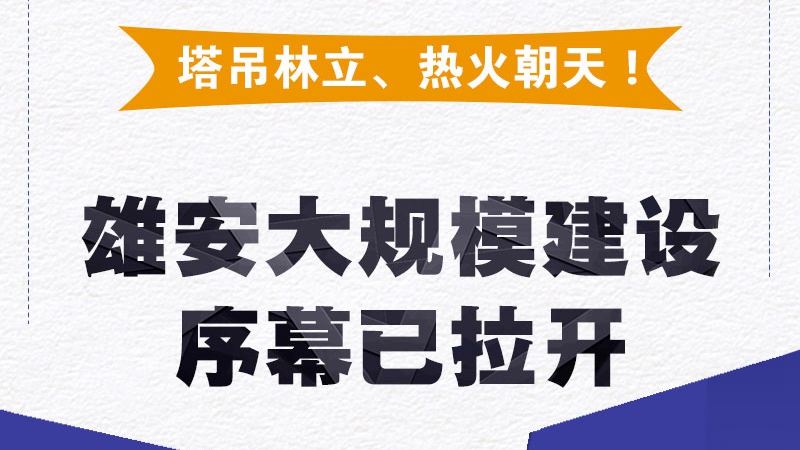 塔吊林立、熱火朝天！ 雄安大規(guī)模建設序幕已拉開