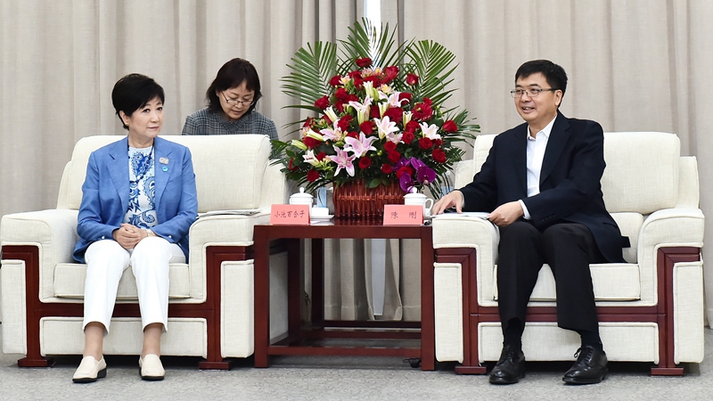 日本東京都知事小池百合子一行訪(fǎng)問(wèn)雄安新區(qū)