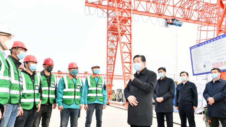 王東峰：認真落實常態(tài)化疫情防控措施 加快項目建設(shè)創(chuàng)造“雄安質(zhì)量”