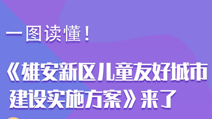 一圖讀懂！《雄安新區(qū)兒童友好城市建設(shè)實(shí)施方案》來了