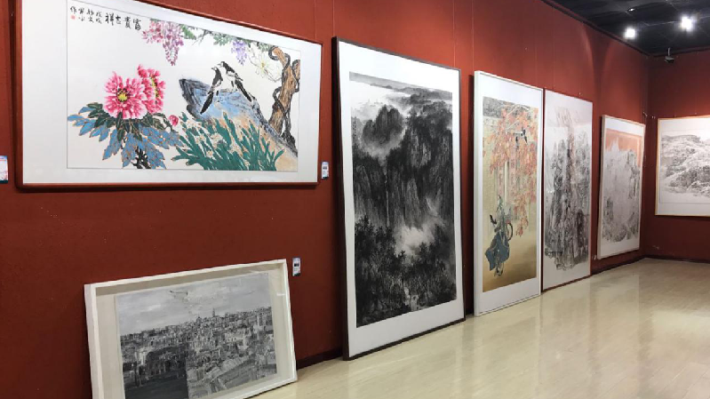 中國(guó)畫(huà)、油畫(huà)作品展在雄安雄縣巡展